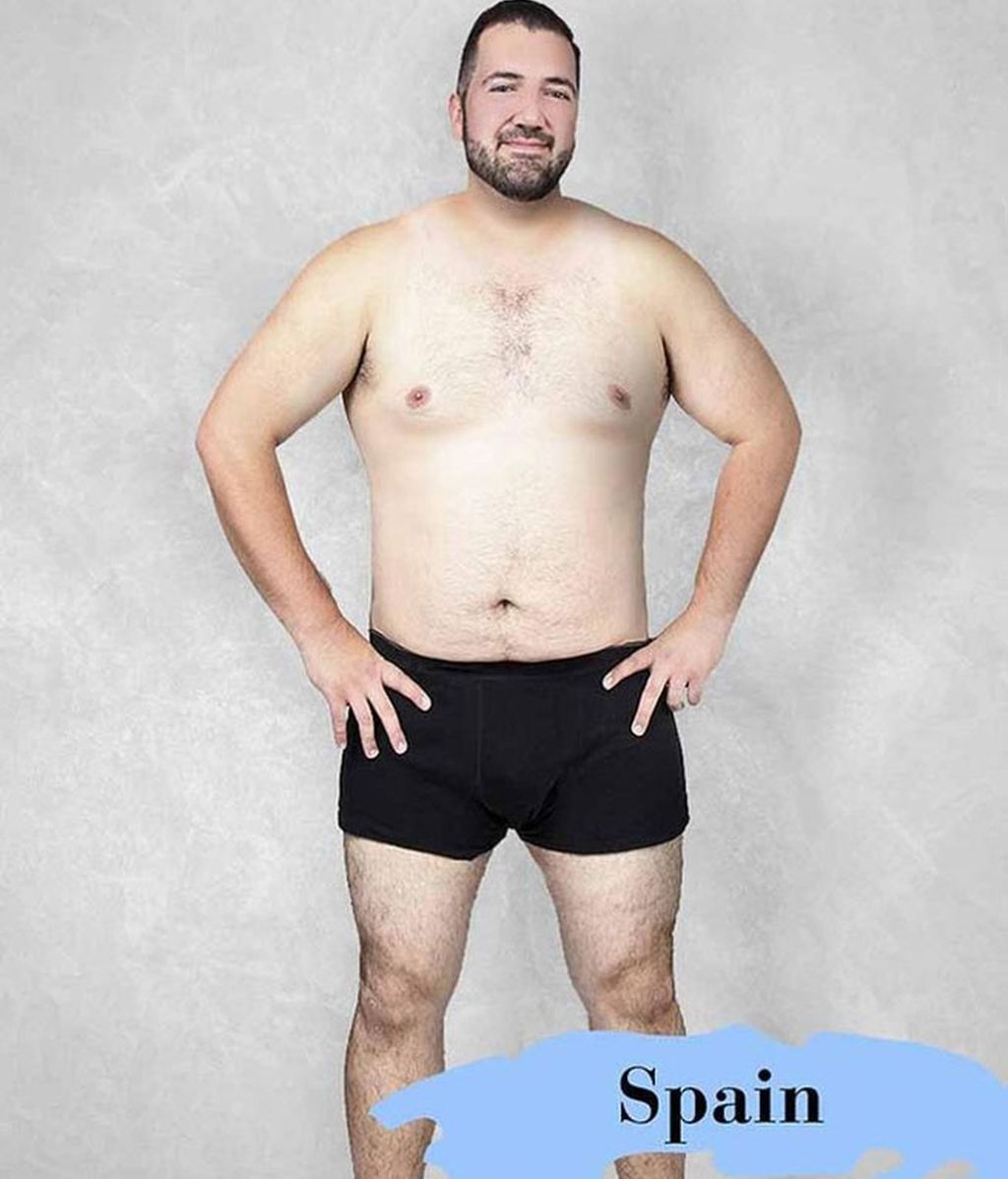 Así sería el hombre "perfecto" en cada país