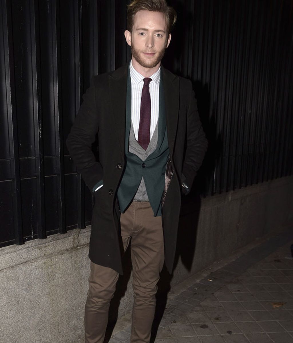 El actor Pablo Rivero no faltó a la fiesta de Harper's Bazaar