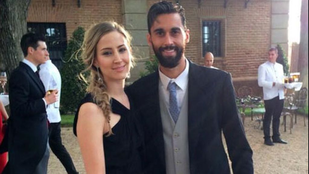 Álvaro Arbeloa con su chica