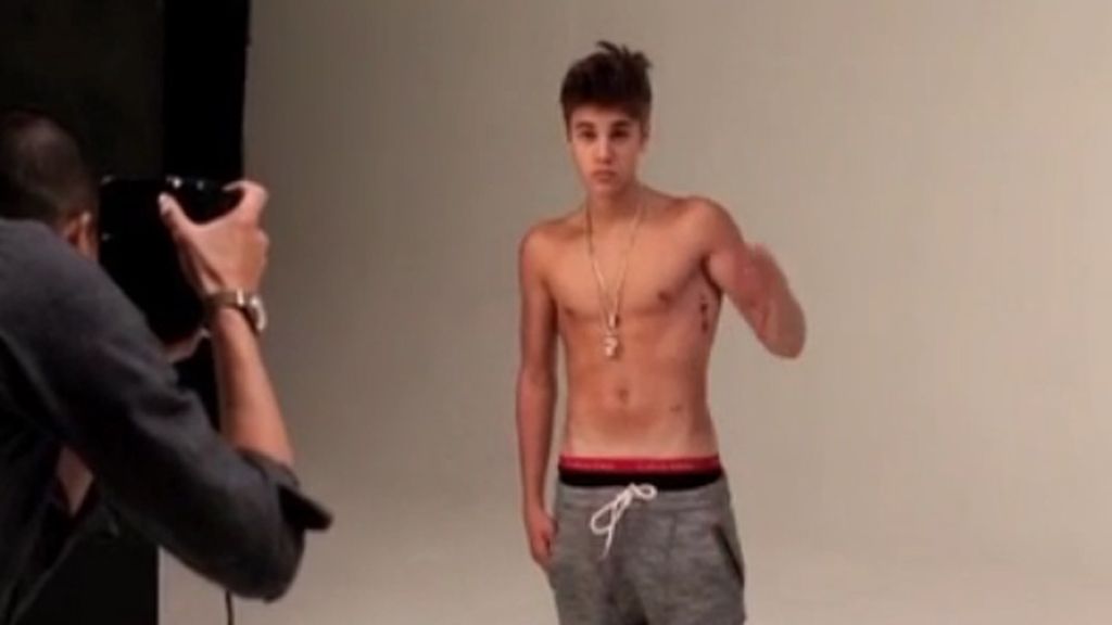 La sesión de foto de Justin Bieber