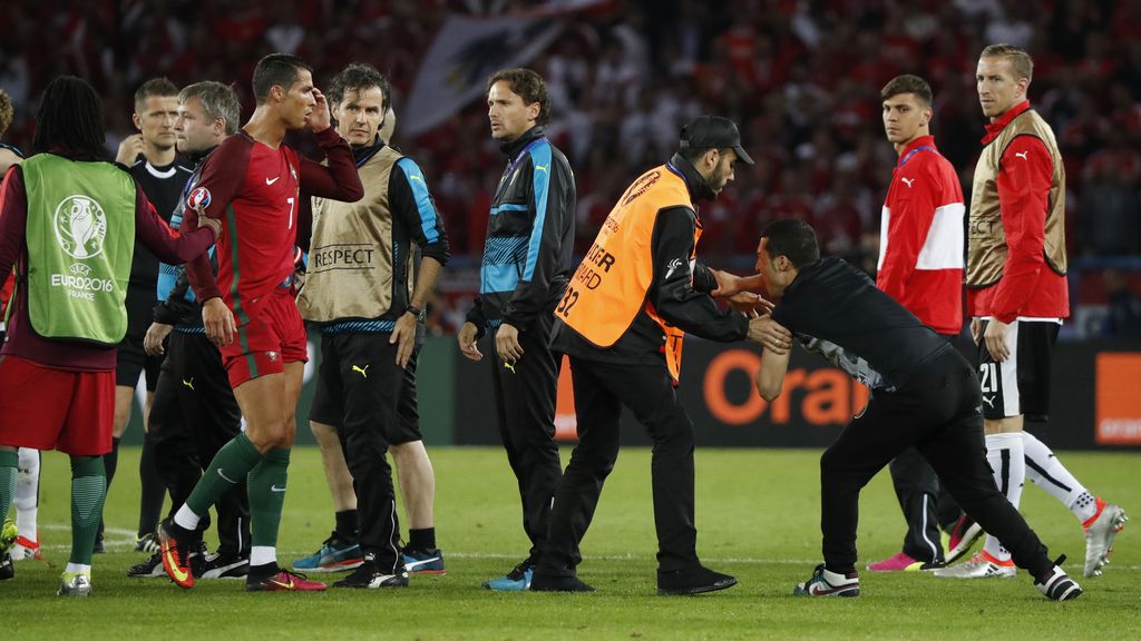 Precioso gesto del portugués poco después de fallar un penalti