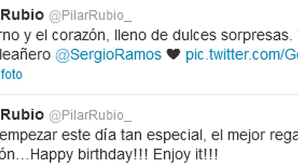 Twitter de Pilar Rubio