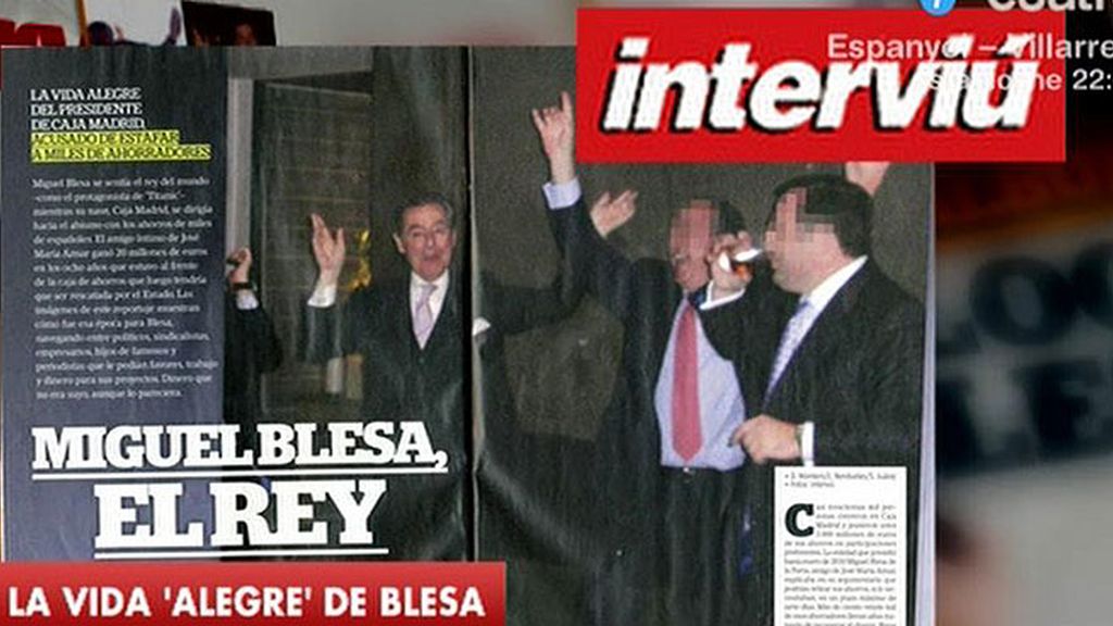 La revista 'Interviú' publica unas polémicas fotografías de Miguel Blesa