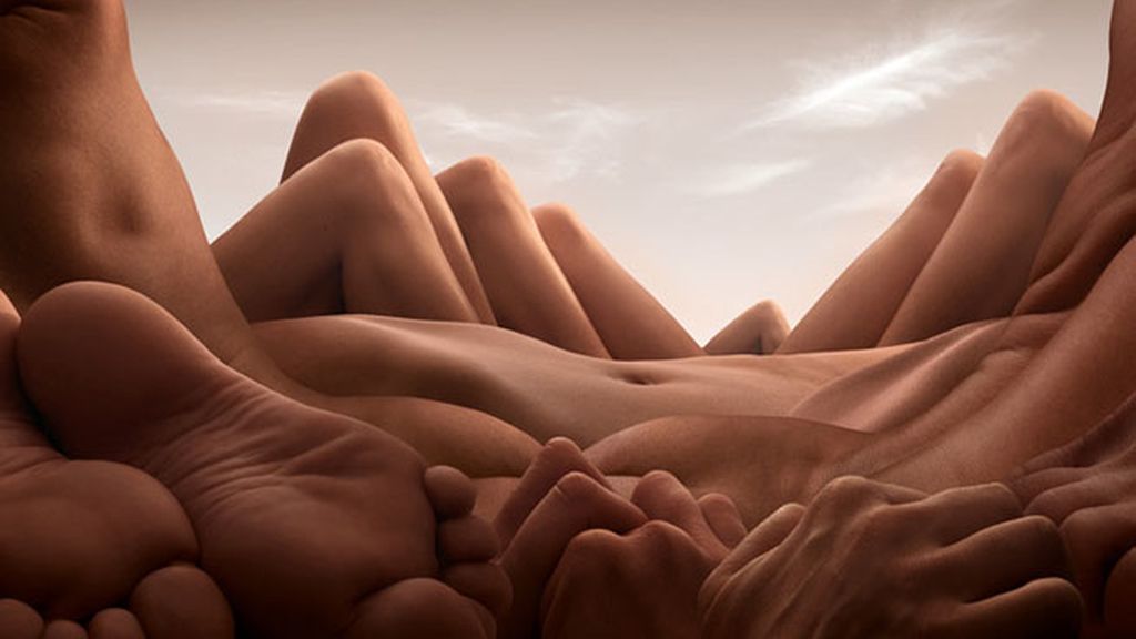 'Bodyscapes': Un impresionante paisaje de cuerpos humanos