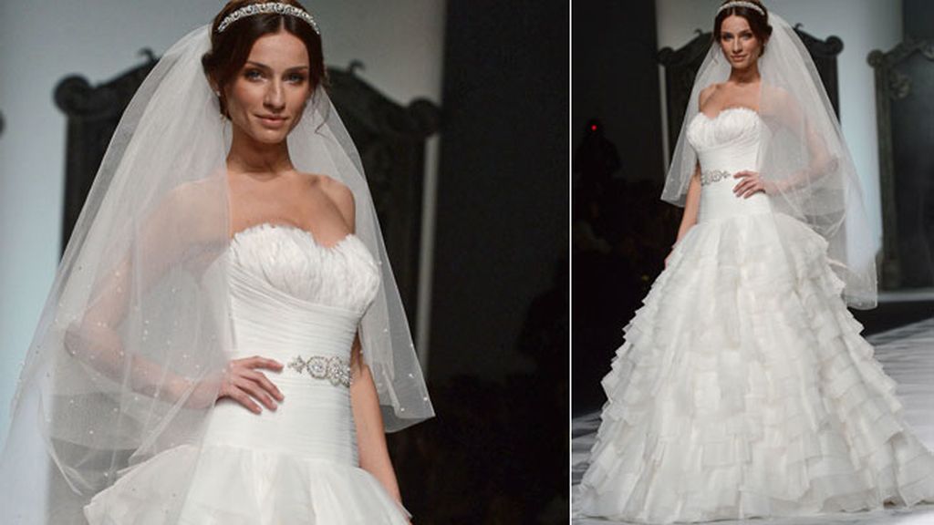 Raquel Jiménez, estrella del desfile St Patrick de Pronovias