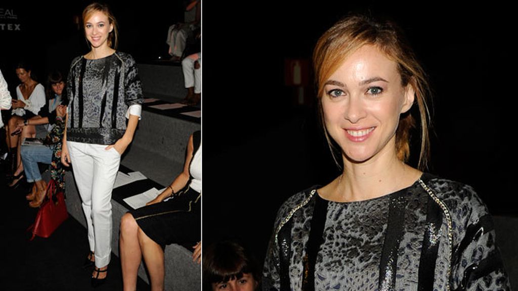 Marta Hazas en el desfile de Alvarno