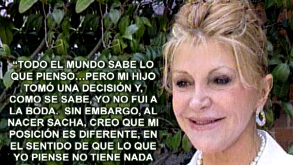 El bautizo de Sacha Thyssen