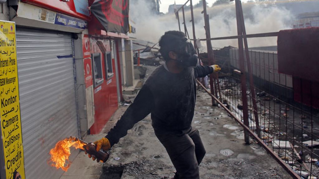 Plaza Taksim, escenario de guerra en Turquía