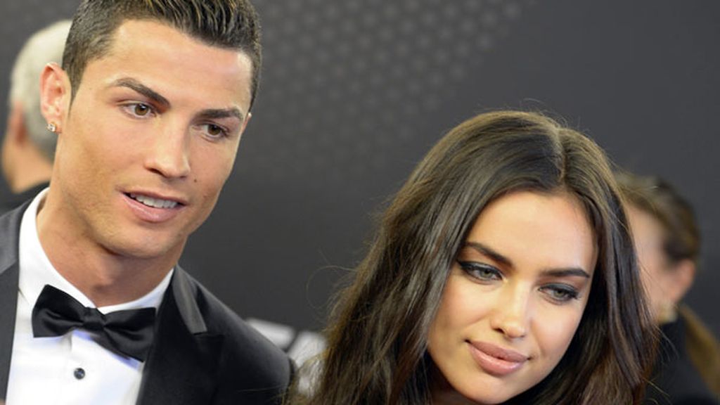 Cristiano Ronaldo, acompañado de su hijo y de Irina