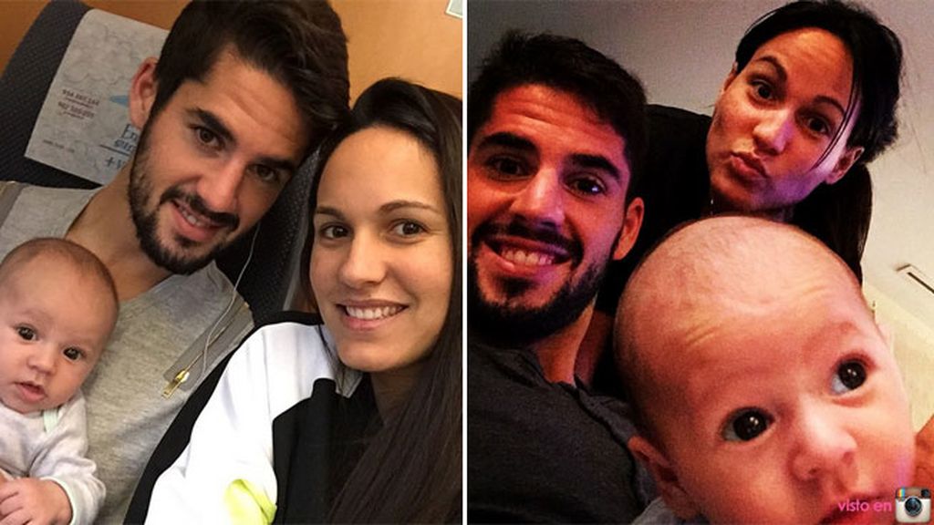 Isco Jr, un nuevo protagonista de las redes sociales (al menos de las de sus padres)