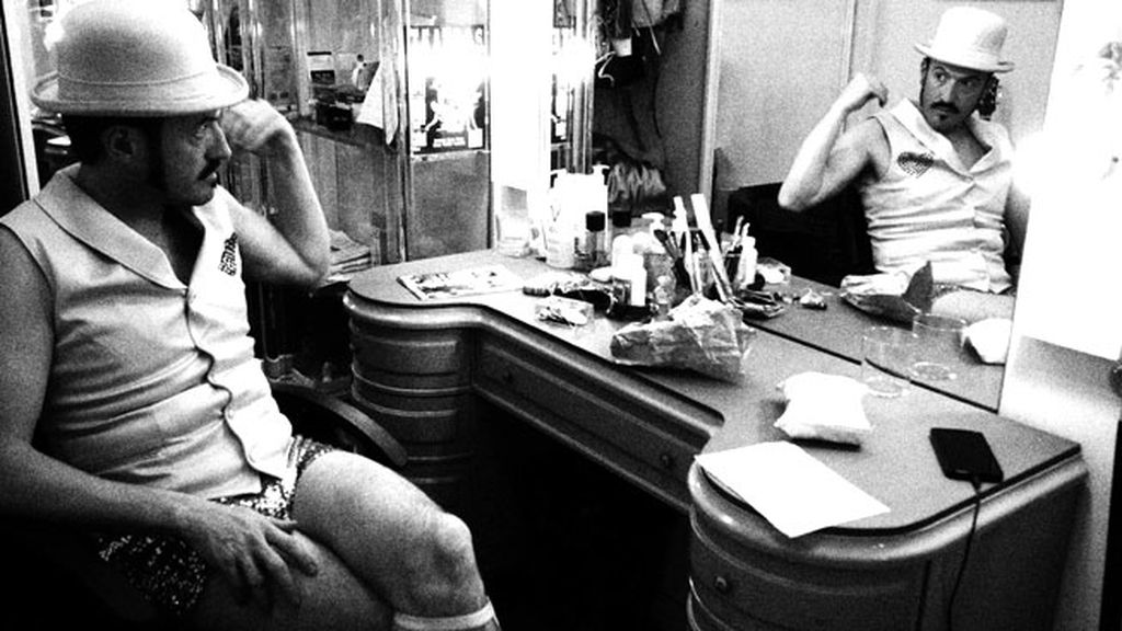 Con Álex O'Dogherty en su camerino