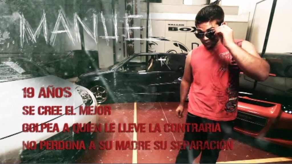 Manuel, un joven violento y egocéntrico