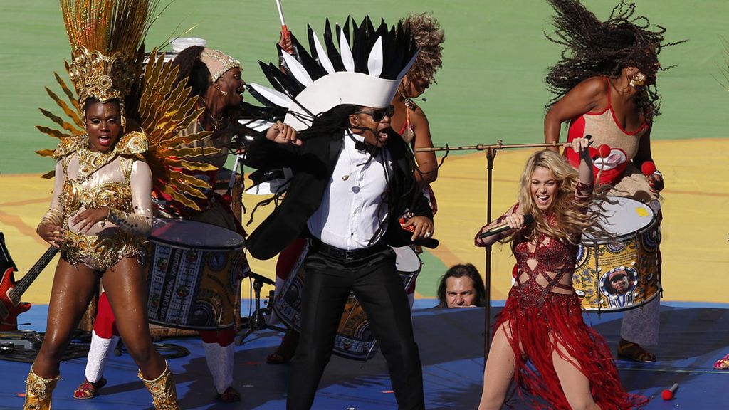 Shakira y Milan fueron los protagonistas de la ceremonia de clausura del Mundial