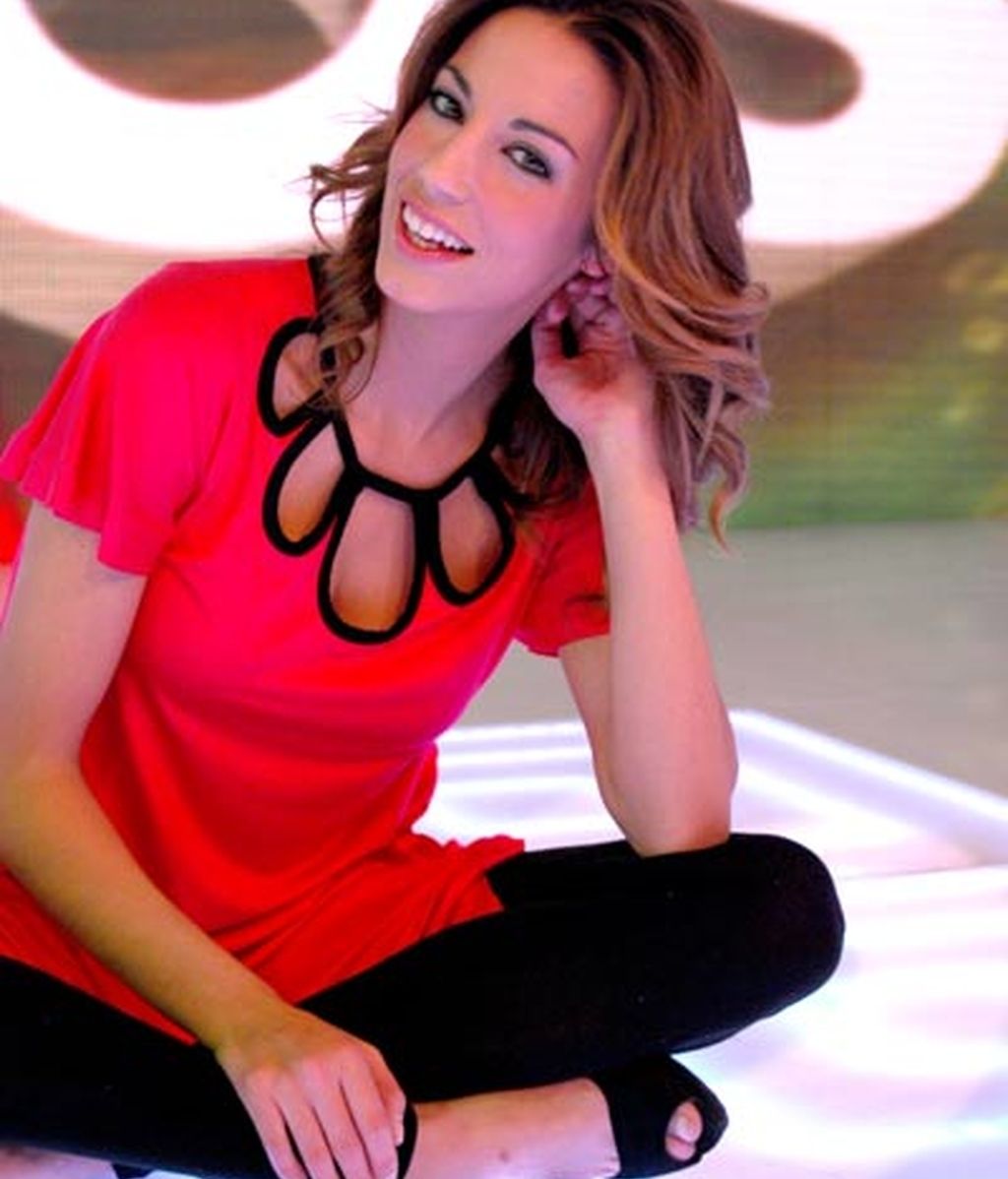 Una gimnasta muy televisiva