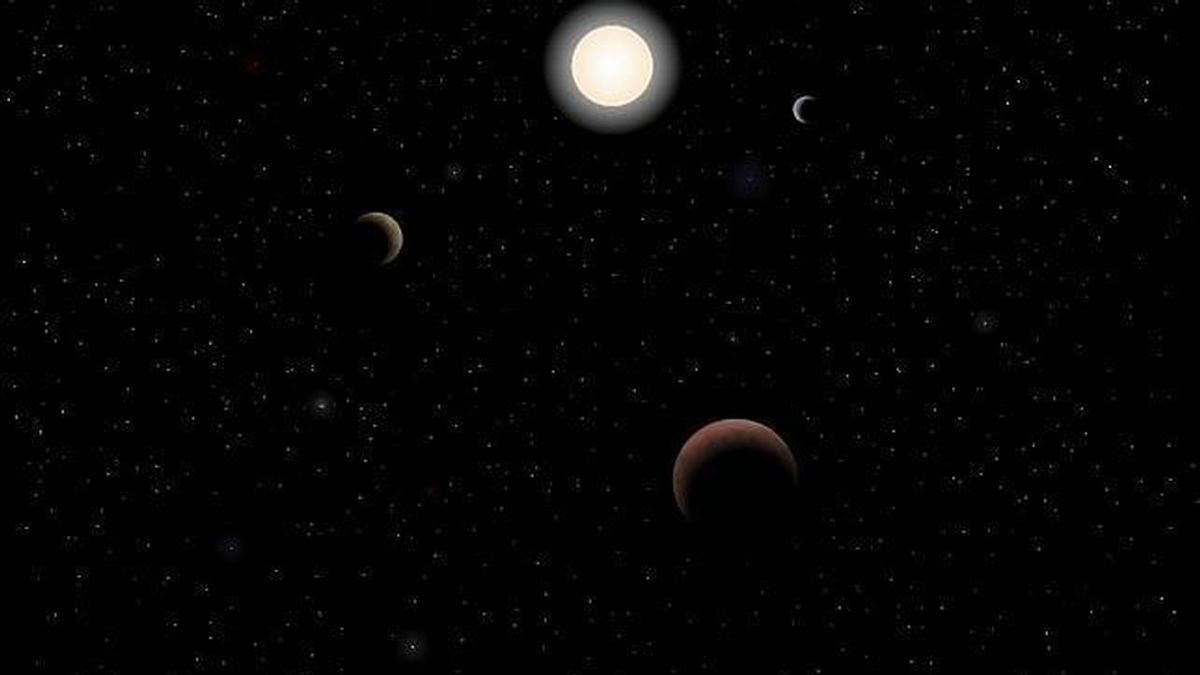 Reconstrucción de cómo sería Tau Ceti, el nuevo planeta