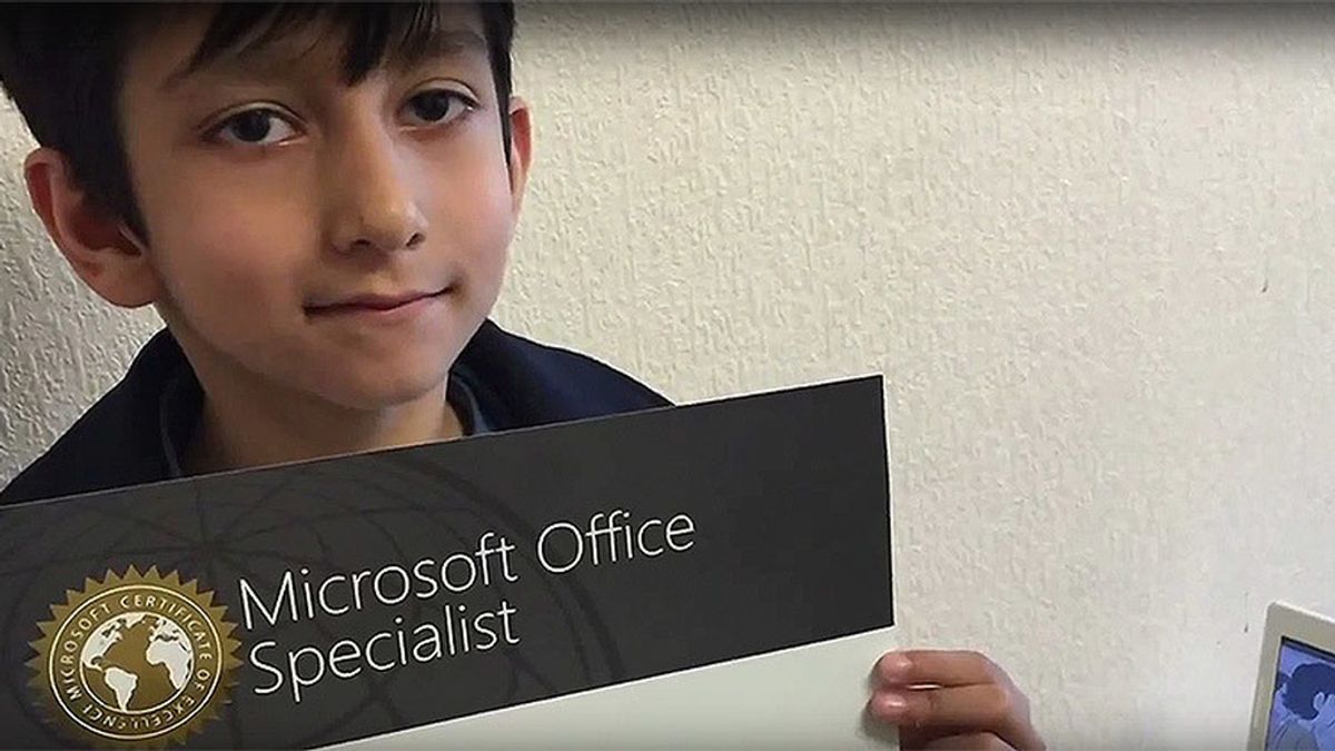 Humza Shahzad, especialista de Microsoft con tan sólo 6 años