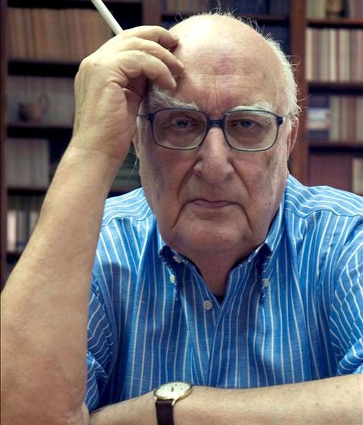 El escritor, director teatral y guionista italiano, Andrea Camilleri. EFE