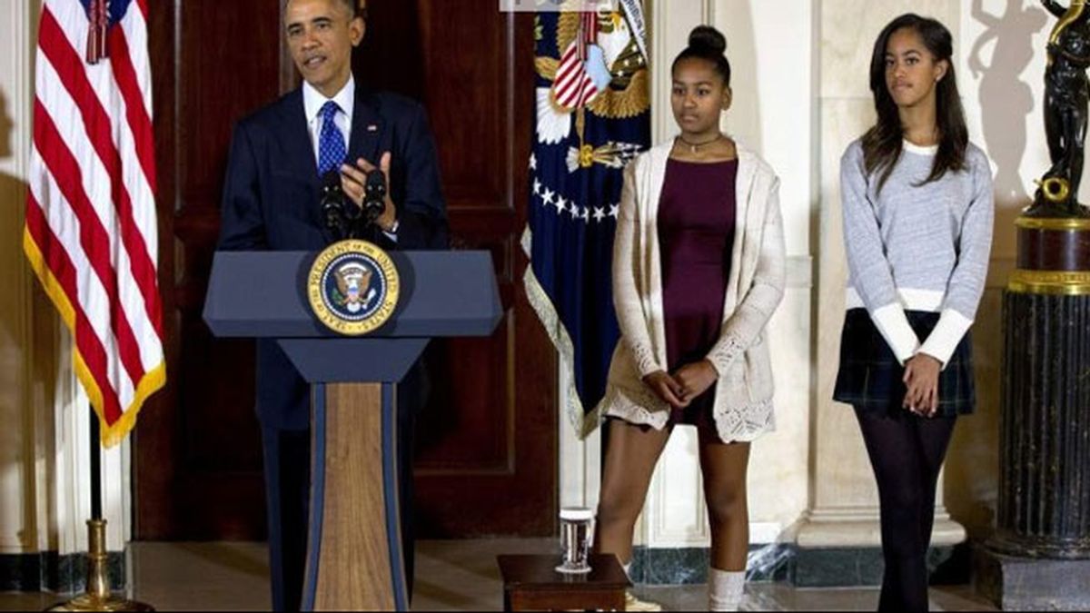 hijas de Obama,Elizabeth Lauten,Malia y Shasa Obama
