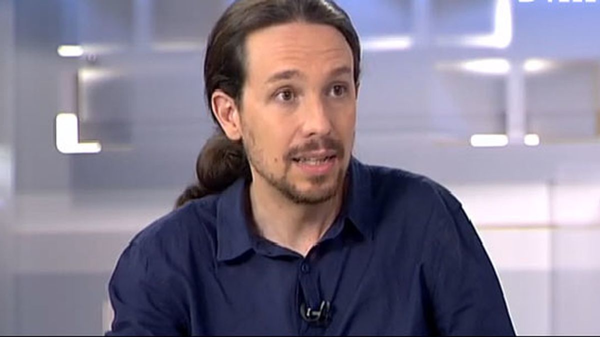 Pablo Iglesias en Informativos Telecinco