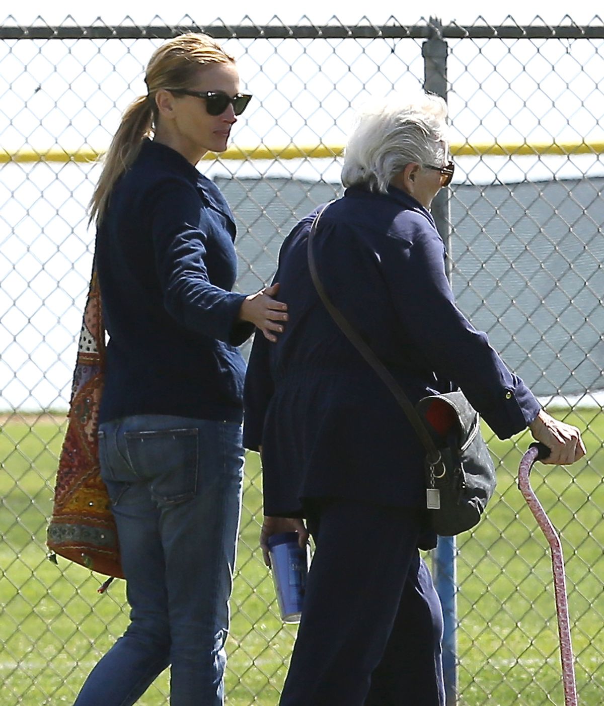 Julia Roberts con su madre en una imagen de archivo
