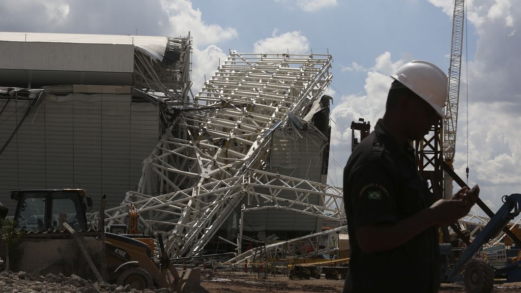 Dos muertos en las obras del estadio Arena de Sao Paulo