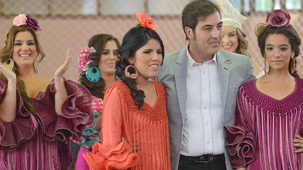 Chabelita, ya en edad laboral, elige la pasarela