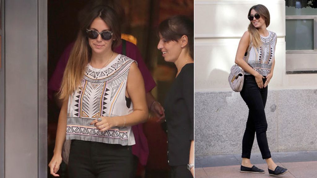 Eligieron un look casual y por ahora, ni rastro de la tripa de Amaia