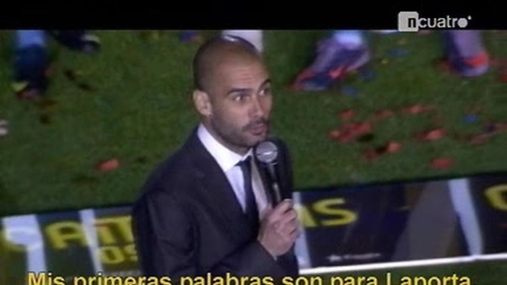 La fiesta del Barça en el Camp Nou