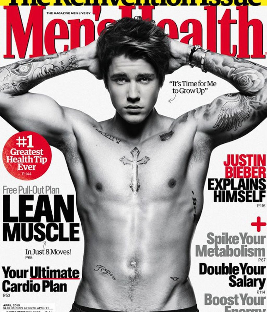Justin Bieber Men's Health