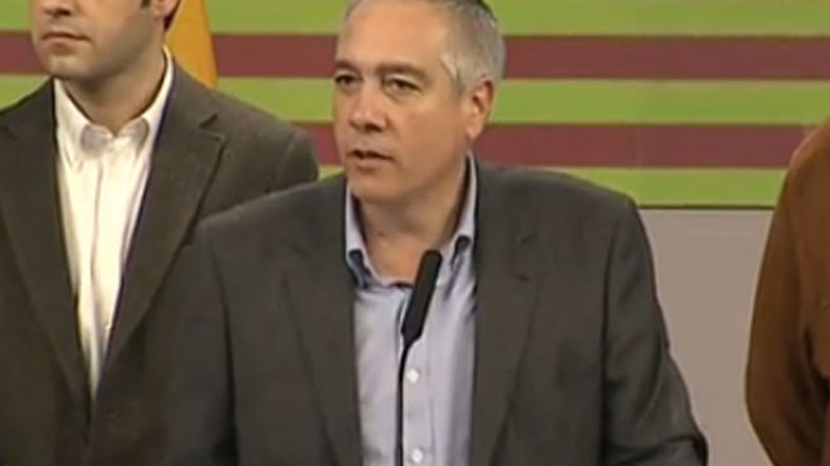 Pere Navarro comparece tras finalizar el escrutinio