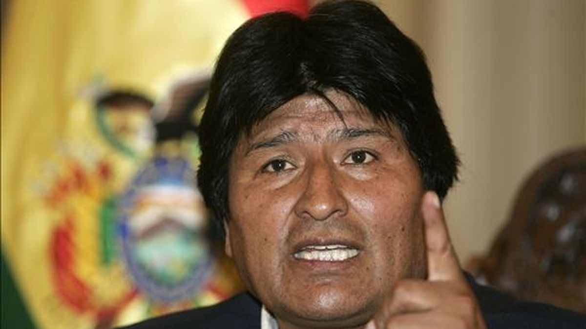 El presidente de Bolivia, Evo Morales, también se quejó de que, según él, en la actualidad "es más sencillo llegar de Bolivia a Europa que llegar de Bolivia a algunos países latinoamericanos" y aseguró que BoA servirá para que eso pueda terminar. EFE/Archivo
