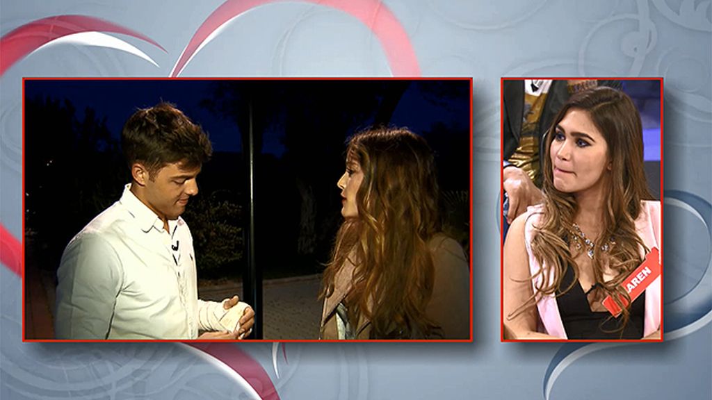 Reproches, besos y desconfianza