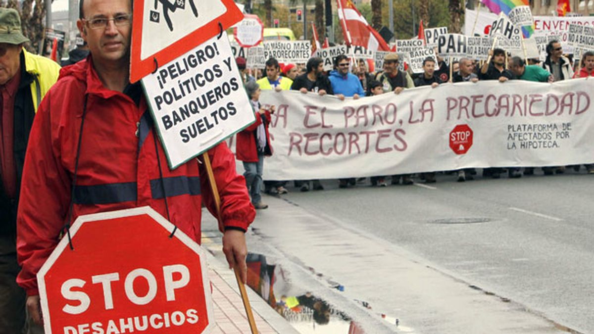 Marcha en Murcia contra el paro, los recortes y la precaridad