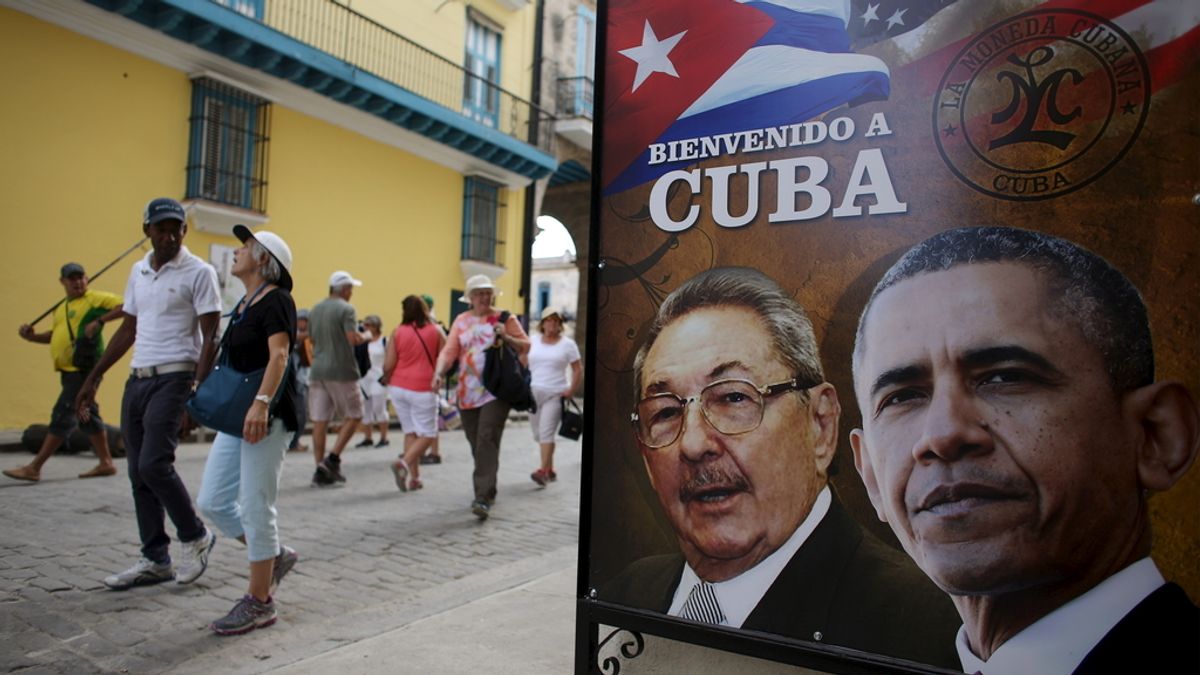 Cuba se engalana para la llegada de Obama Cuba se engalana para la llegada de Obama