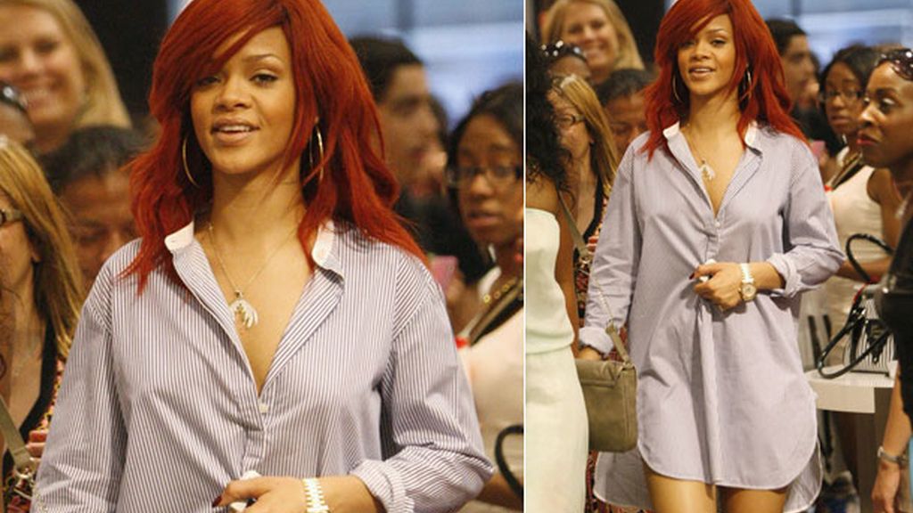 Rihanna, ¡no sin su pijama!