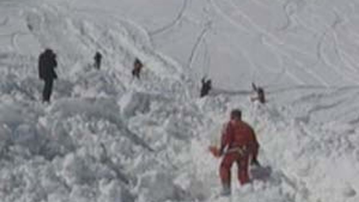 Rescatado el cadáver de un montañero. Foto: Informativos Telecinco