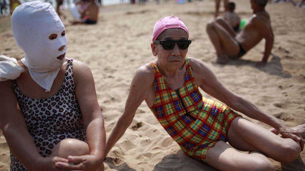 La última moda en China para protegerse del Sol