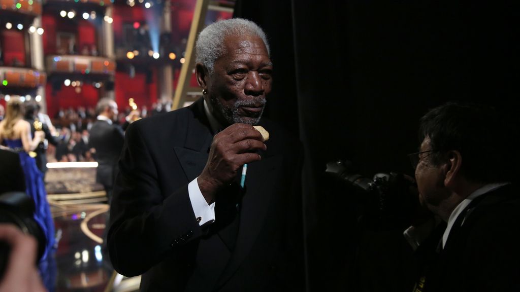 Morgan Freeman, en el backstage