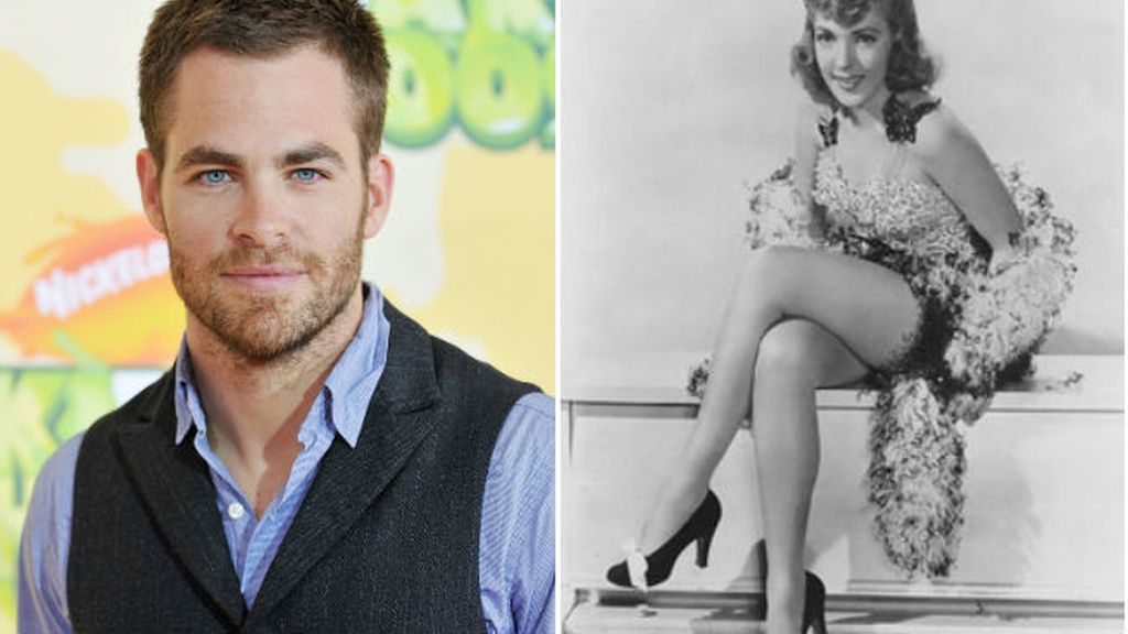 Pocos saben que Chris Pine es nieto de Anne Gwynne, una estrella de los 40