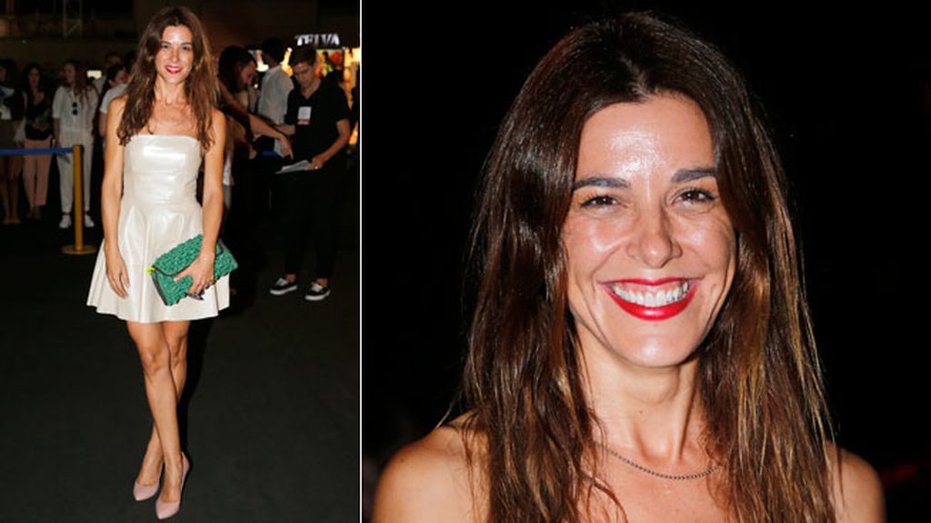 Raquel Sánchez Silva en el desfile de Duyos