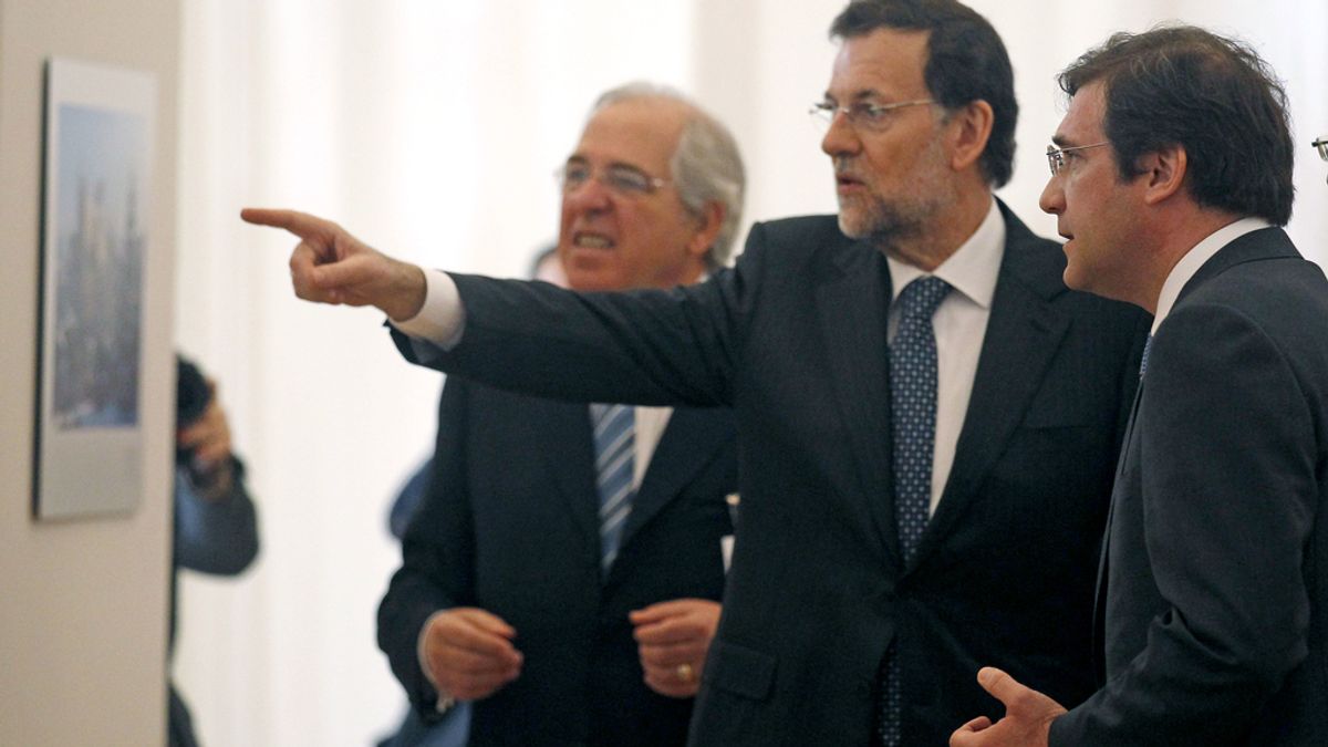 Mariano Rajoy y el primer ministro portugués, Pedro Passos Coelho