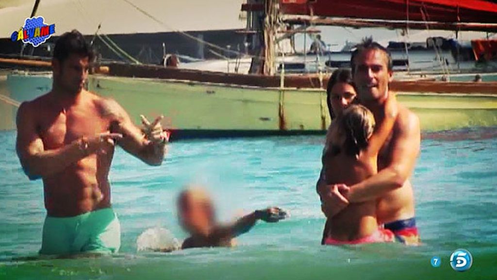 Aitor Ocio disfruta de un día de sol junto a su chica