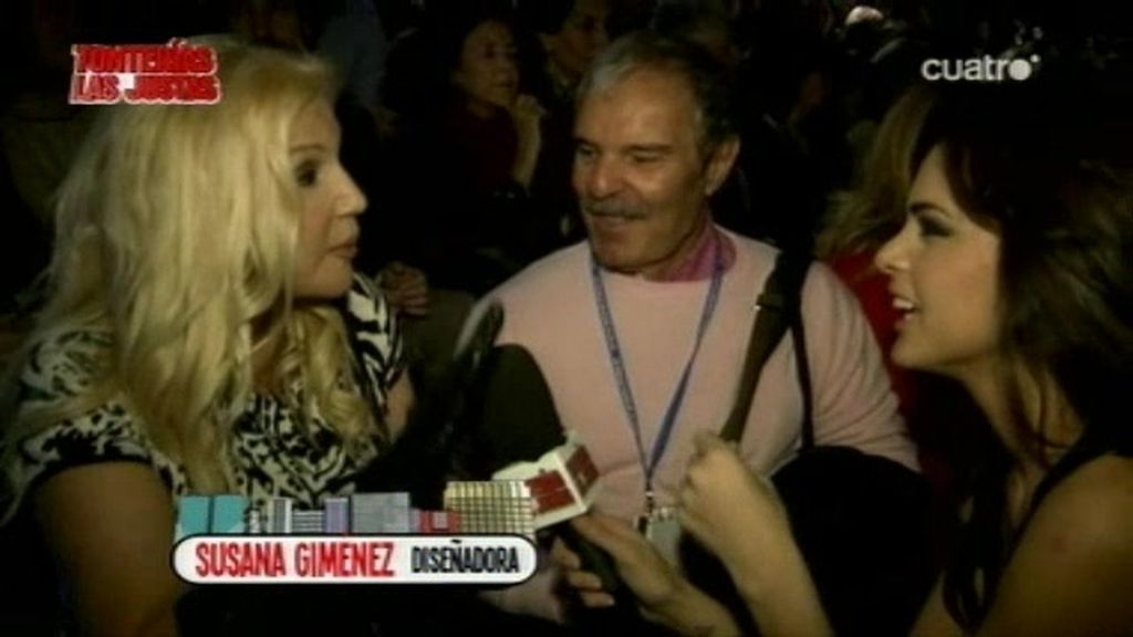 Romina se coló en la Cibeles Fashion Week