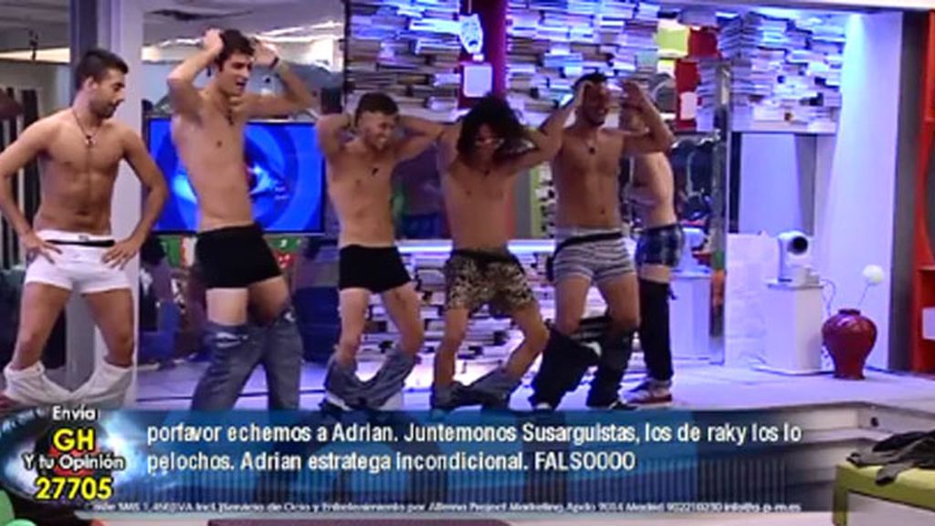 El baile más sexy de los chicos de 'GH'