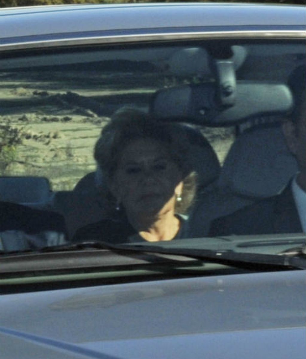 Carmen Bazán, madre del novio, coincidió con su ex marido, Humberto