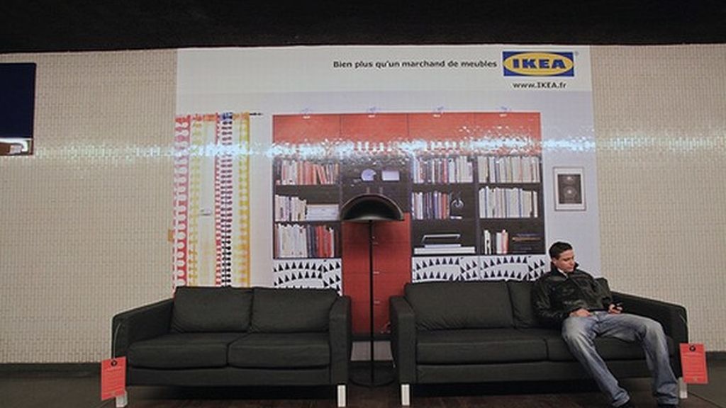 Ikea decora... el metro de París