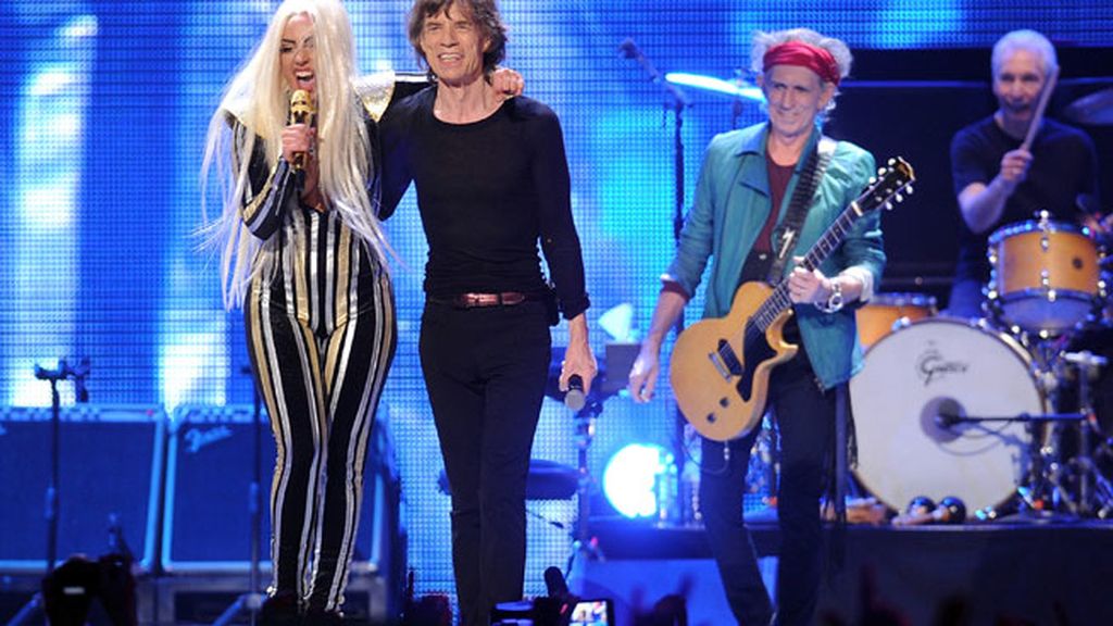 Mick Jagger y Lady Gaga cantan juntos por los cincuenta años de los Rolling Stones