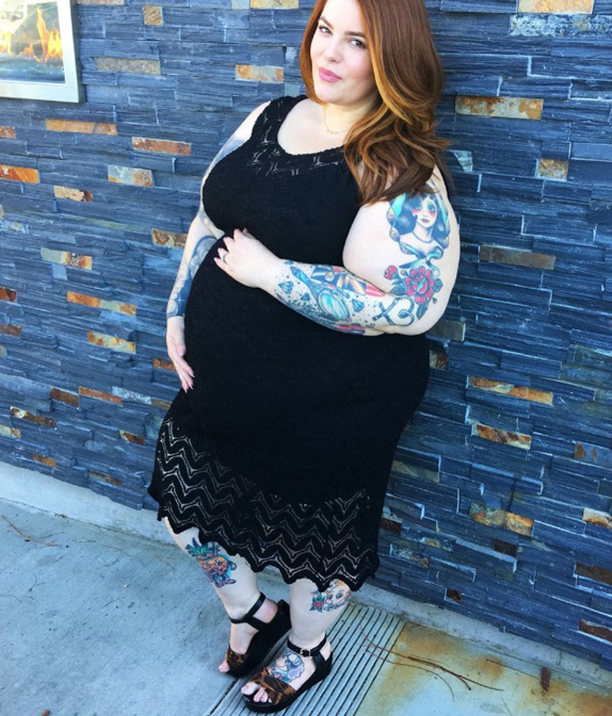 Tess Holliday, la modelo de tallas grandes, embarazada de su segundo hijo