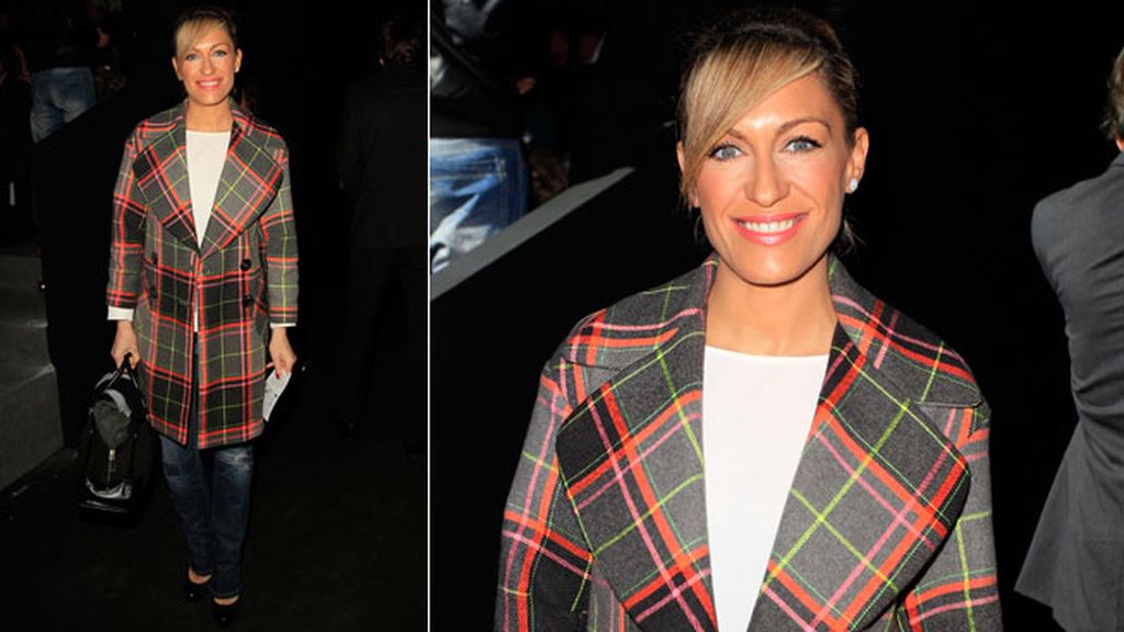 Lujan Argüelles en el desfile de Roberto Verino