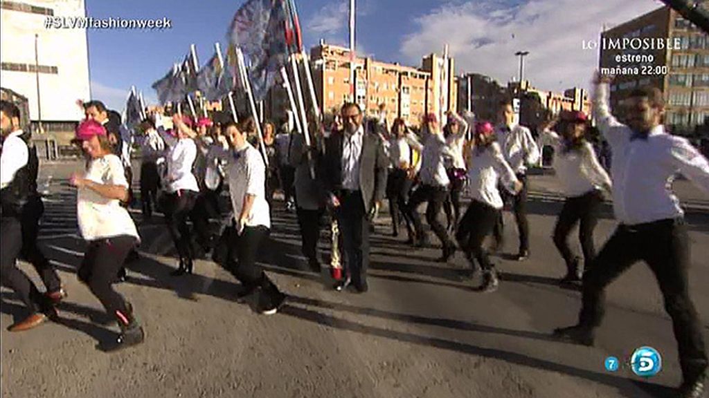 Tras un flashmob, Sara Carbonero cortaba la cinta inaugural